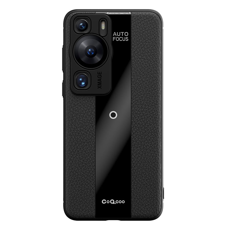 Q.COO For Huawei P60 / P60 Pro Fall Proof Case PU Leather+TPU+Acrylic Phone Shell Q.COO For Huawei P60 / P60 Pro Fall Proof Case PU Leather+TPU+Acrylic Phone Shell